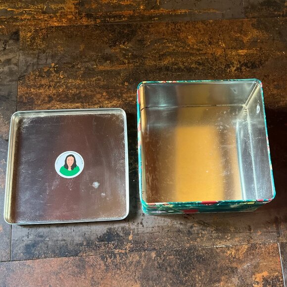 LUSH "It's Christmas Deer" Empty Square Tin for Gifting, Storage or Display #2 - Picture 3 of 3